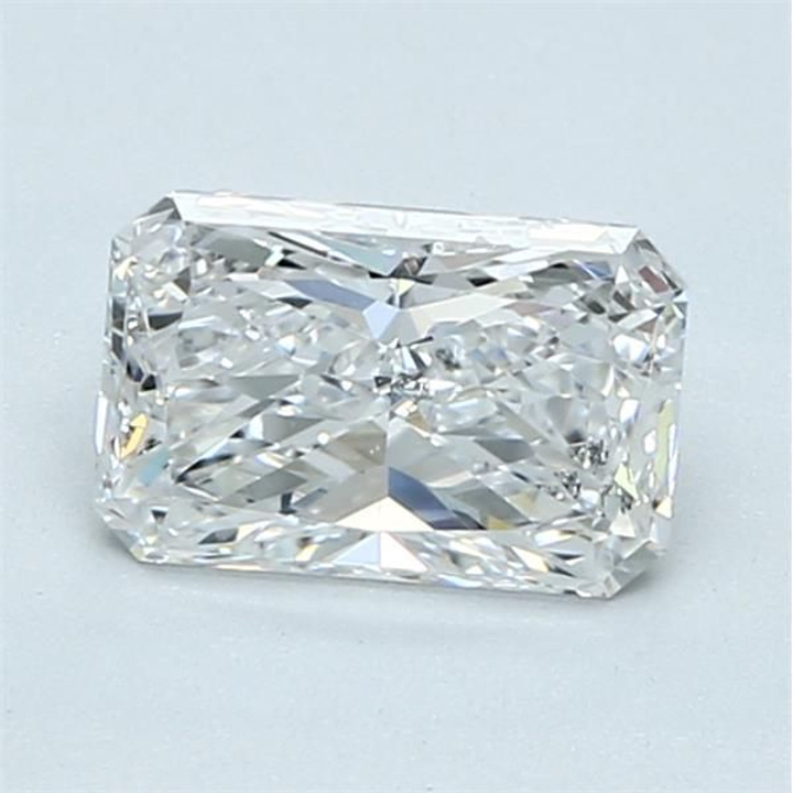 1.04 Carat Radiant Loose Diamond, E, SI2, Ideal, GIA Certified