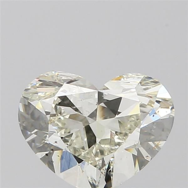 0.90 Carat Heart Loose Diamond, L, SI1, Ideal, GIA Certified