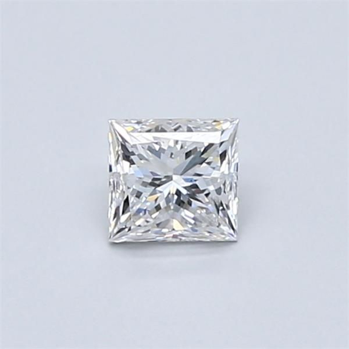 0.40 Carat Princess Loose Diamond, D, VS1, Very Good, GIA Certified | Thumbnail