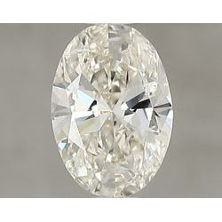 0.50 Carat Oval Loose Diamond, J, SI1, Excellent, GIA Certified | Thumbnail