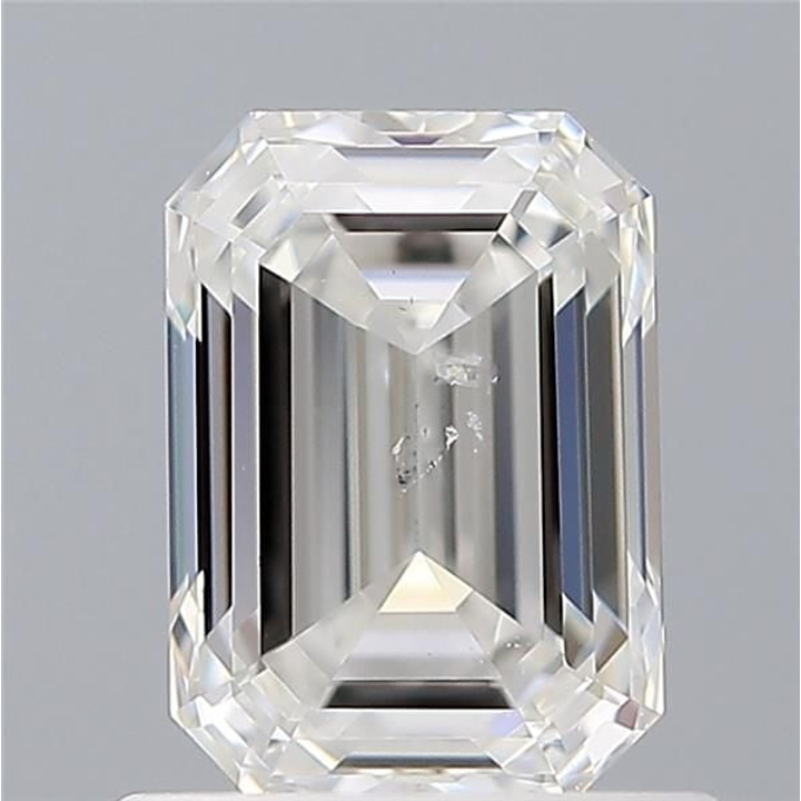 0.90 Carat Emerald Loose Diamond, F, SI1, Ideal, GIA Certified | Thumbnail