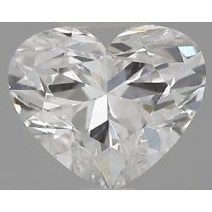 0.50 Carat Heart Loose Diamond, D, SI1, Ideal, GIA Certified | Thumbnail