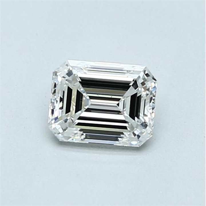 0.50 Carat Emerald Loose Diamond, F, VVS2, Ideal, GIA Certified