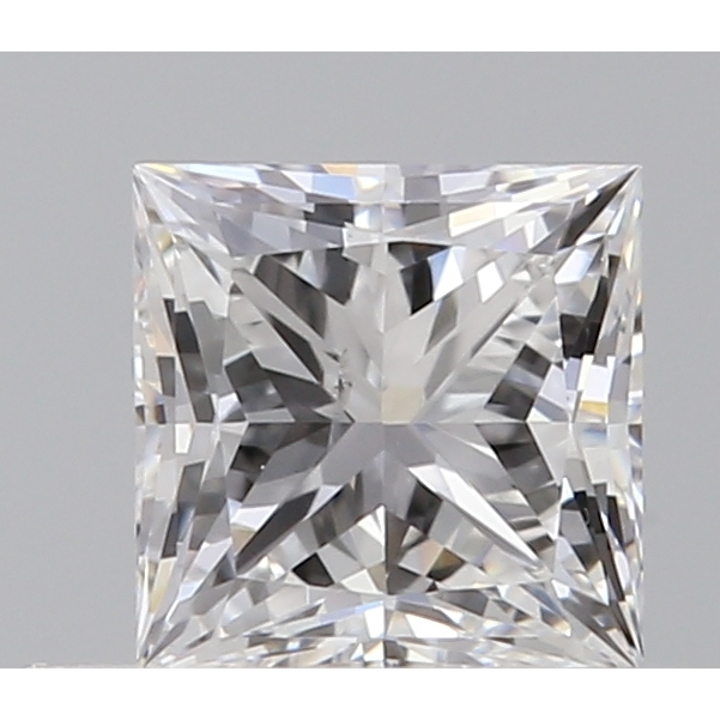 0.40 Carat Princess Loose Diamond, D, SI2, Super Ideal, GIA Certified