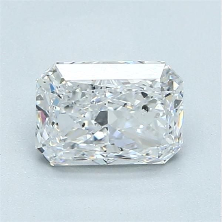 1.03 Carat Radiant Loose Diamond, D, SI2, Excellent, GIA Certified