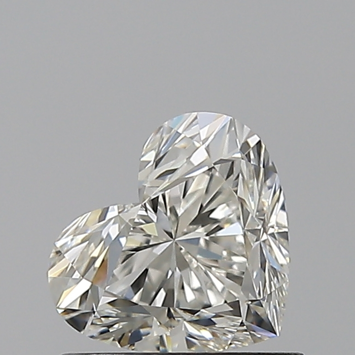 0.90 Carat Heart Loose Diamond, I, VVS1, Ideal, GIA Certified