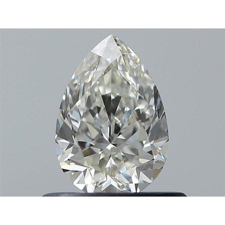 0.50 Carat Pear Loose Diamond, I, VVS2, Ideal, GIA Certified | Thumbnail