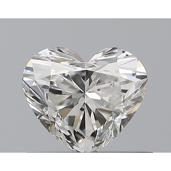 0.58 Carat Heart Loose Diamond, F, SI1, Super Ideal, GIA Certified | Thumbnail