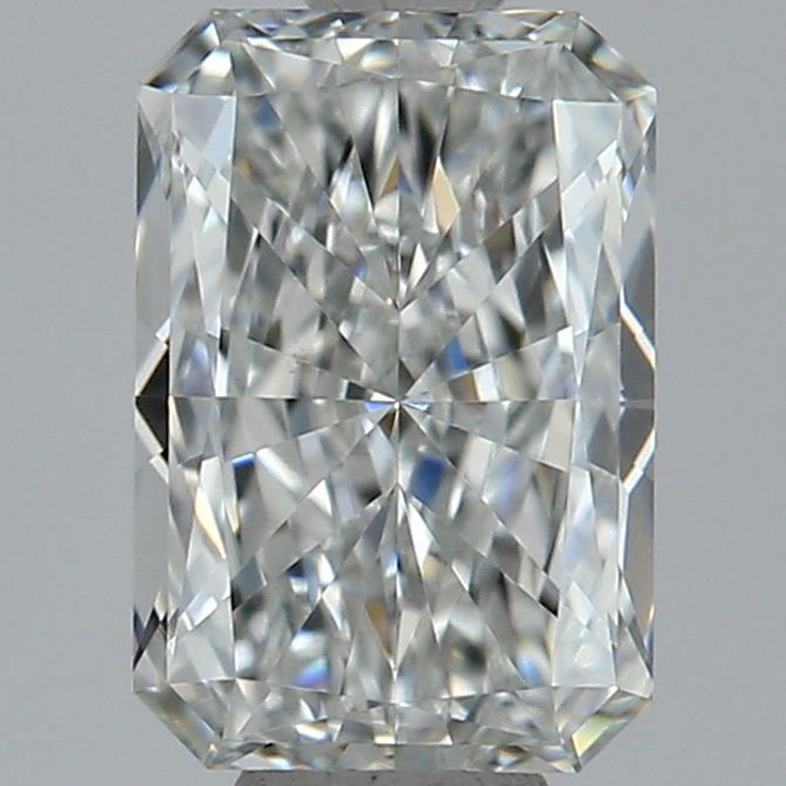 0.70 Carat Radiant Loose Diamond, F, VVS2, Excellent, GIA Certified