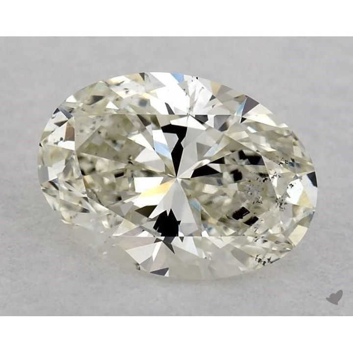 0.70 Carat Oval Loose Diamond, K, SI2, Super Ideal, GIA Certified