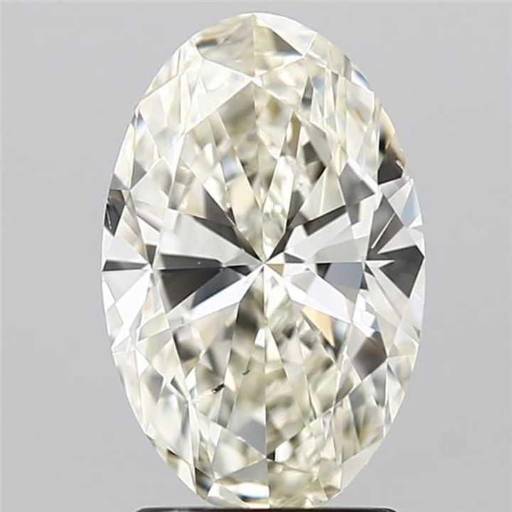 2.00 Carat Oval Loose Diamond, K, SI1, Ideal, GIA Certified