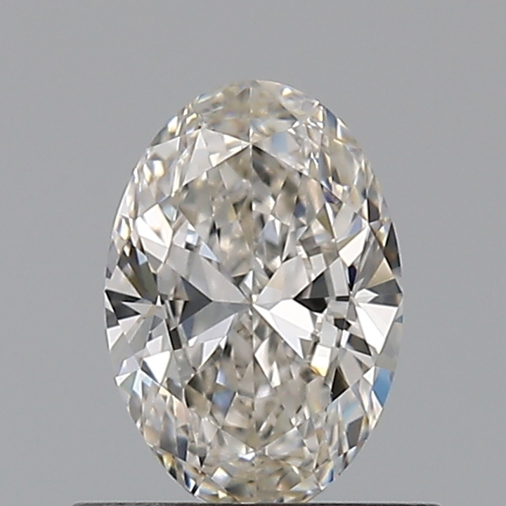 0.50 Carat Oval Loose Diamond, I, IF, Ideal, GIA Certified