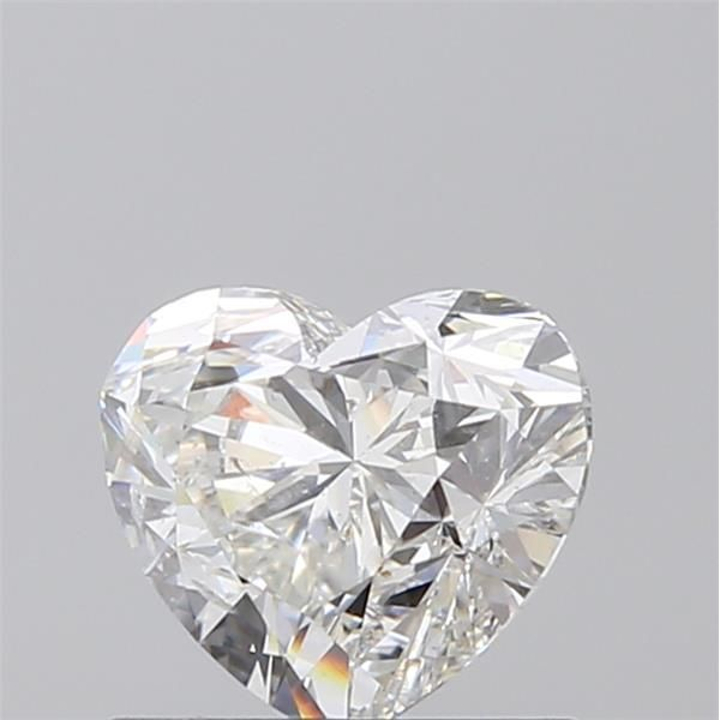 0.90 Carat Heart Loose Diamond, G, SI2, Ideal, GIA Certified | Thumbnail