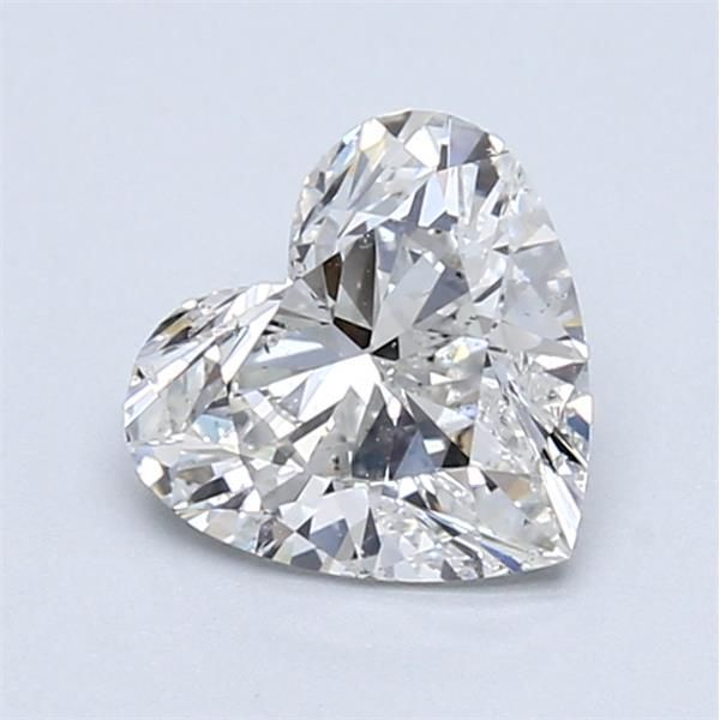 1.21 Carat Heart Loose Diamond, F, SI1, Super Ideal, GIA Certified | Thumbnail
