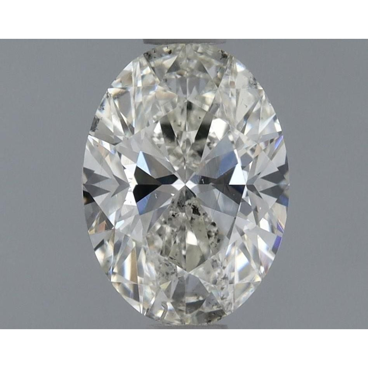 0.71 Carat Oval Loose Diamond, J, SI1, Ideal, GIA Certified