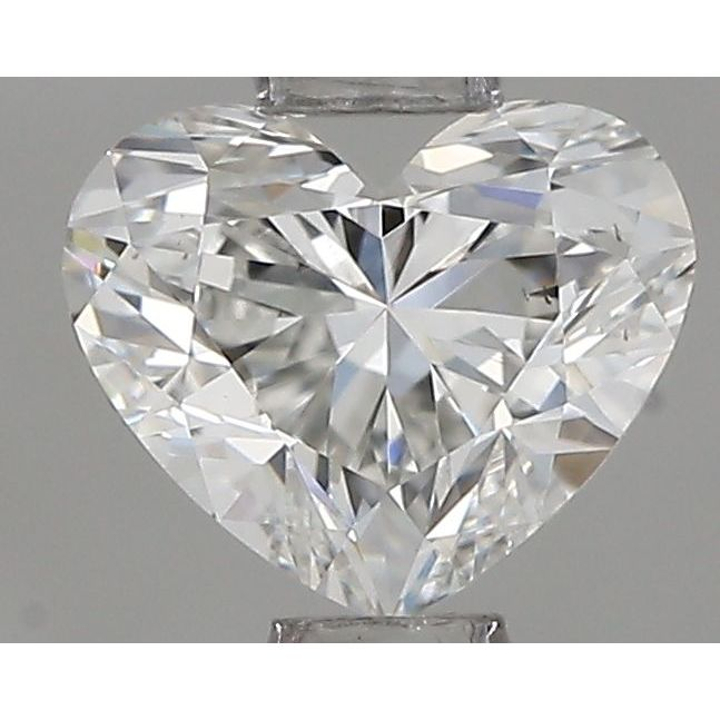 0.50 Carat Heart Loose Diamond, G, SI1, Ideal, GIA Certified