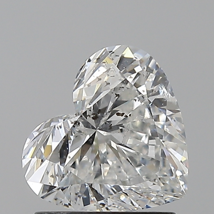 1.30 Carat Heart Loose Diamond, G, SI2, Ideal, GIA Certified