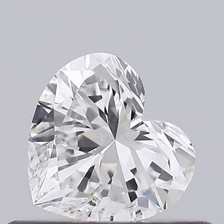 0.40 Carat Heart Loose Diamond, E, VVS1, Excellent, GIA Certified