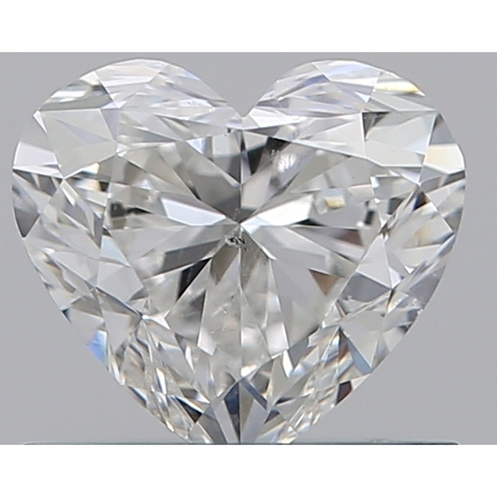 0.75 Carat Heart Loose Diamond, F, SI1, Ideal, GIA Certified | Thumbnail