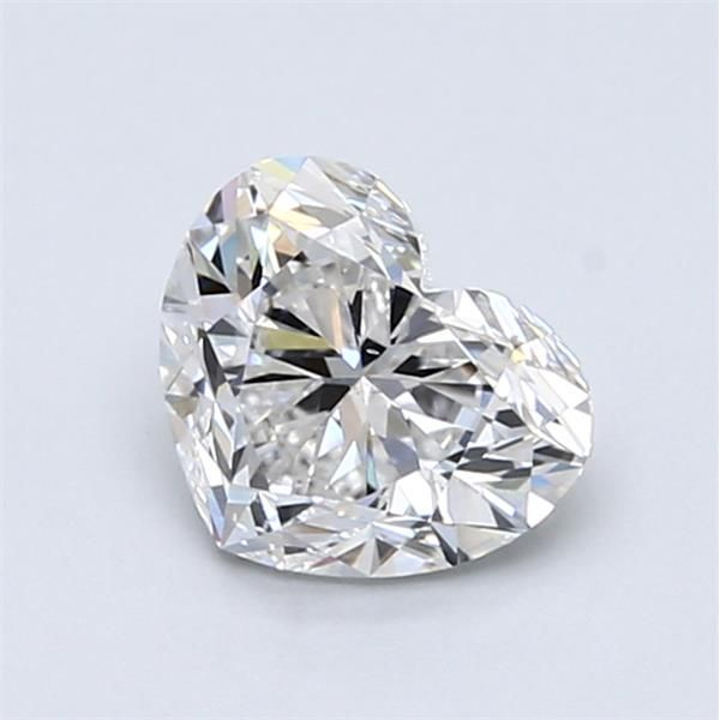 0.96 Carat Heart Loose Diamond, G, VS2, Super Ideal, GIA Certified