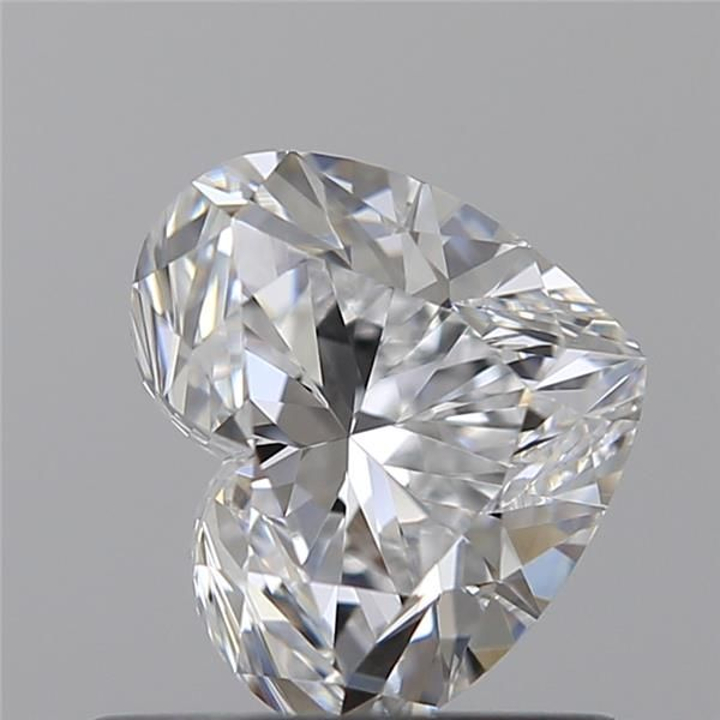 0.71 Carat Heart Loose Diamond, D, VVS1, Super Ideal, GIA Certified | Thumbnail