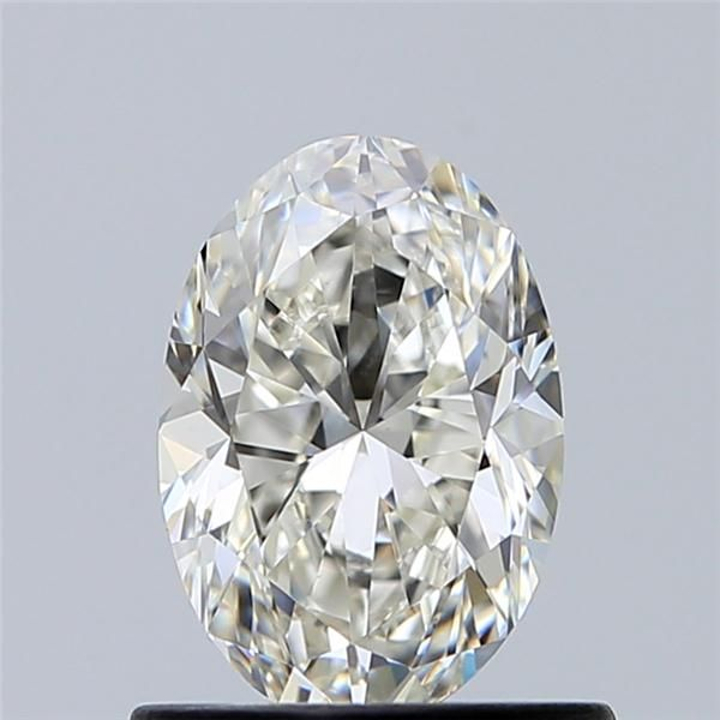 0.82 Carat Oval Loose Diamond, J, VVS2, Ideal, GIA Certified