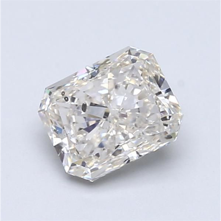 1.01 Carat Radiant Loose Diamond, K FAINT BROWN, SI2, Ideal, GIA Certified | Thumbnail