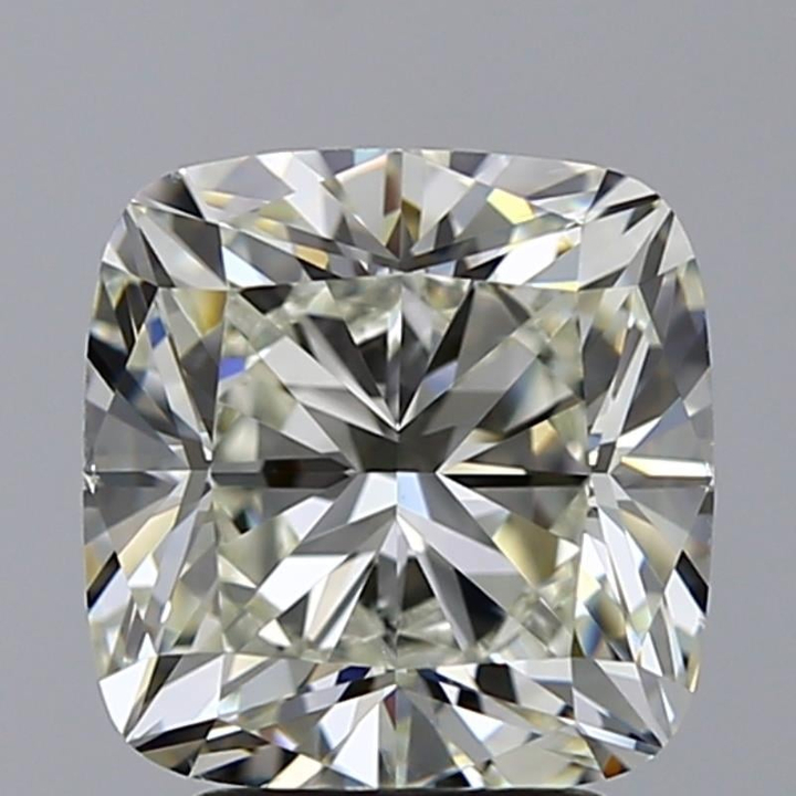 3.50 Carat Cushion Loose Diamond, K, SI1, Ideal, GIA Certified