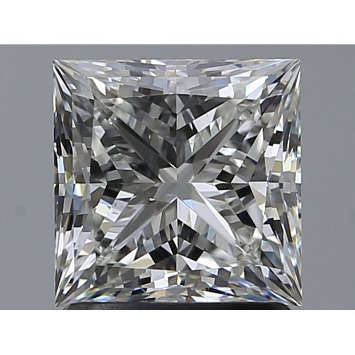 1.51 Carat Princess Loose Diamond, H, SI1, Super Ideal, GIA Certified | Thumbnail