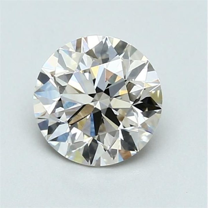 1.20 Carat Round Loose Diamond, L FAINT BROWN, VVS2, Super Ideal, GIA Certified | Thumbnail