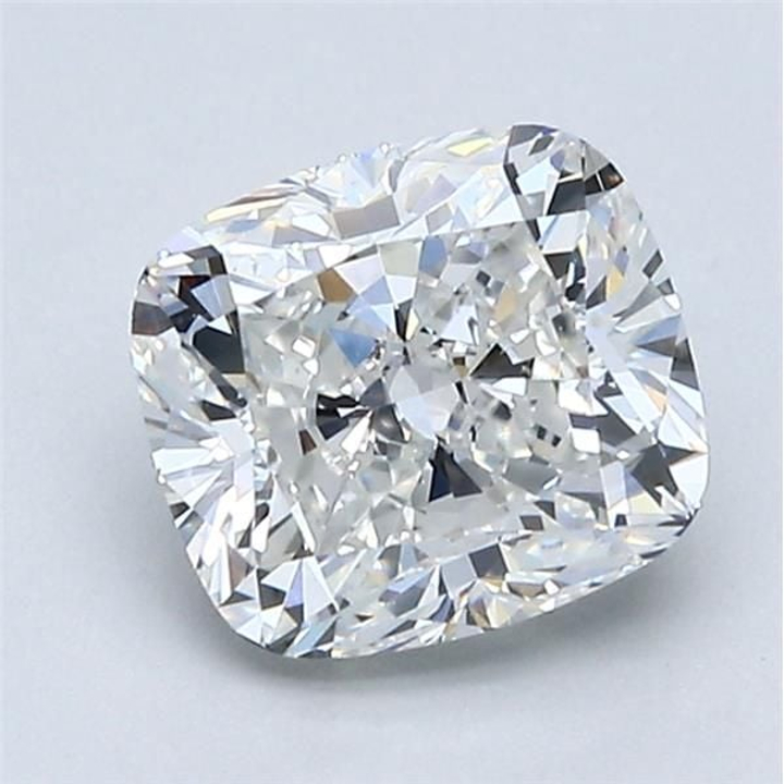 1.59 Carat Cushion Loose Diamond, D, SI1, Ideal, GIA Certified