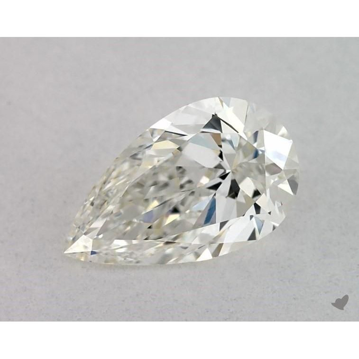 0.50 Carat Pear Loose Diamond, H, VVS2, Ideal, GIA Certified | Thumbnail