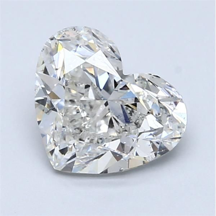 1.50 Carat Heart Loose Diamond, H, SI2, Super Ideal, GIA Certified | Thumbnail