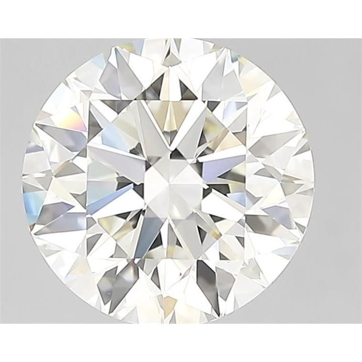 2.70 Carat Round Loose Diamond, I, VVS2, Super Ideal, IGI Certified