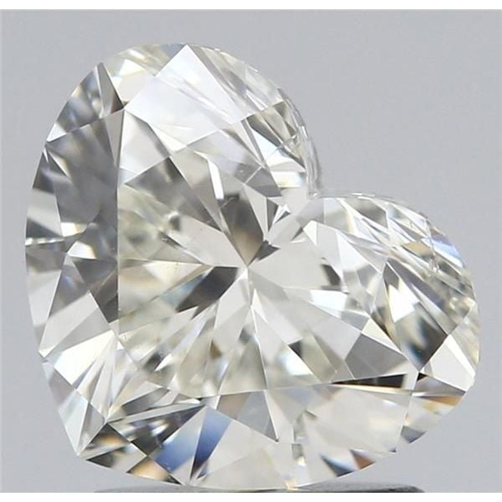 1.59 Carat Heart Loose Diamond, I, SI1, Ideal, IGI Certified