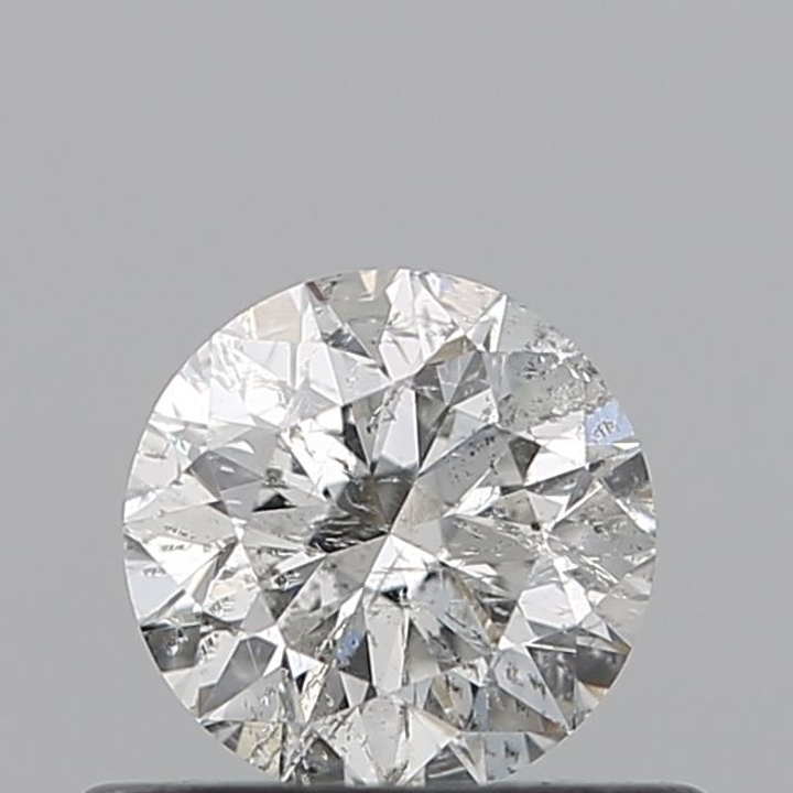 0.46 Carat Round Loose Diamond, H, I1, Excellent, IGI Certified