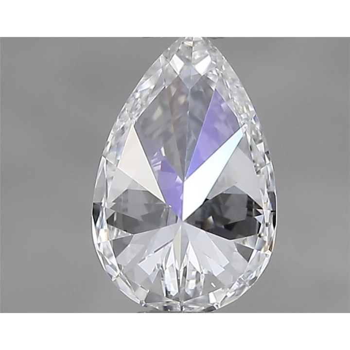 0.50 Carat Pear Loose Diamond, D, VS1, Ideal, IGI Certified | Thumbnail