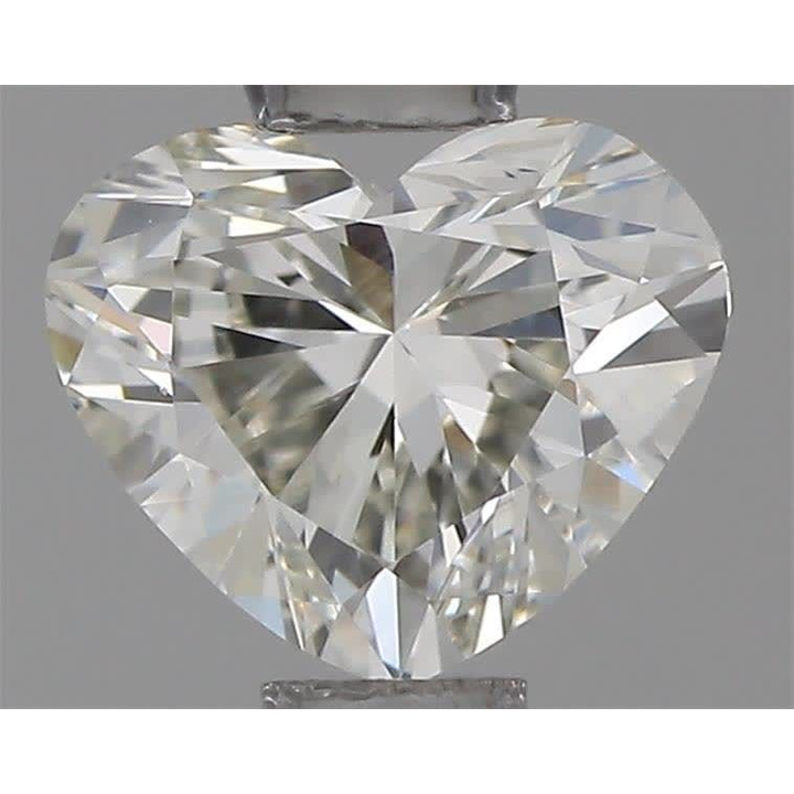0.50 Carat Heart Loose Diamond, H, VVS1, Ideal, IGI Certified