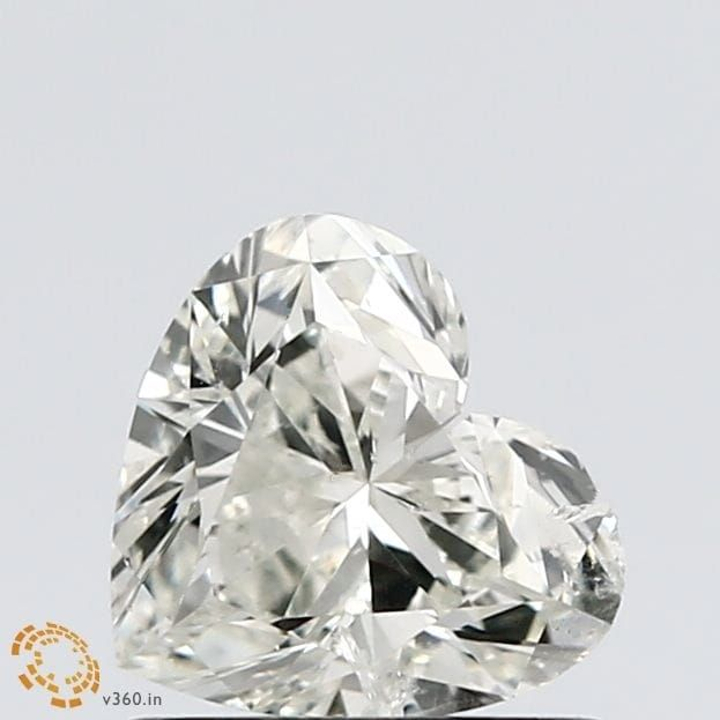 1.01 Carat Heart Loose Diamond, J, SI2, Ideal, IGI Certified