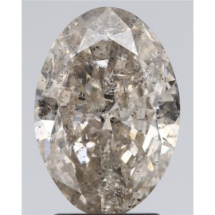 2.25 Carat Oval Loose Diamond, L, I1, Excellent, IGI Certified