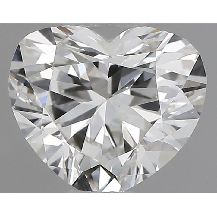 0.46 Carat Heart Loose Diamond, H, VVS2, Ideal, IGI Certified