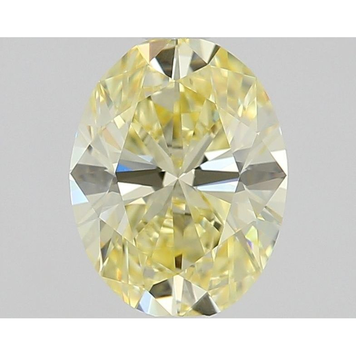 0.91 Carat Oval Loose Diamond, Fancy Yellow, VS1, Ideal, GIA Certified