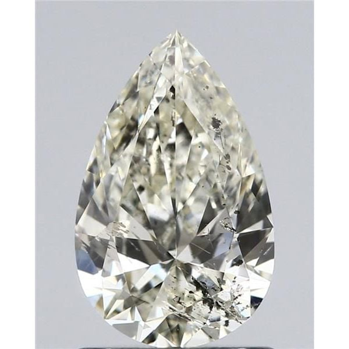 0.97 Carat Pear Loose Diamond, J, SI2, Ideal, IGI Certified | Thumbnail