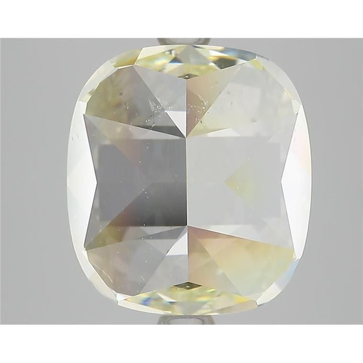 5.42 Carat Cushion Loose Diamond, Light Yellow, VS2, Excellent, GIA Certified