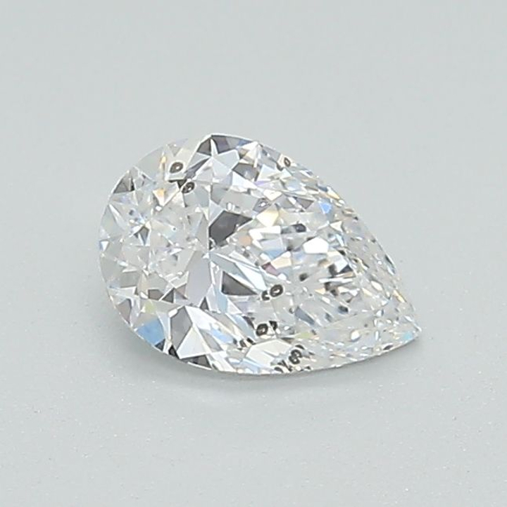 0.43 Carat Pear Loose Diamond, D, SI2, Ideal, GIA Certified