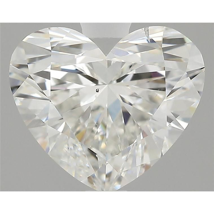 1.53 Carat Heart Loose Diamond, F, SI1, Super Ideal, IGI Certified