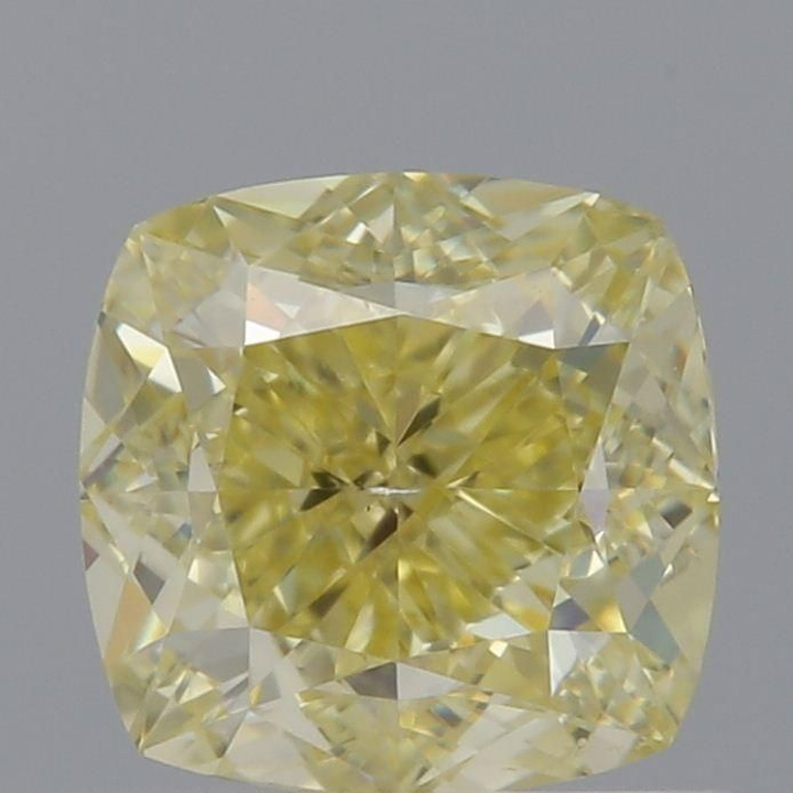 1.02 Carat Cushion Loose Diamond, Fancy Yellow, SI1, Very Good, GIA Certified | Thumbnail