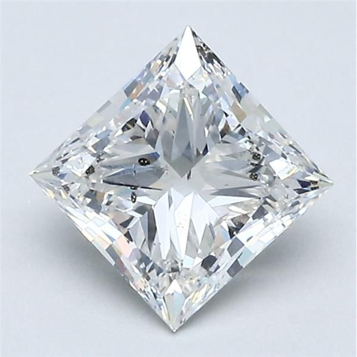 1.50 Carat Princess Loose Diamond, H, SI2, Super Ideal, GIA Certified | Thumbnail