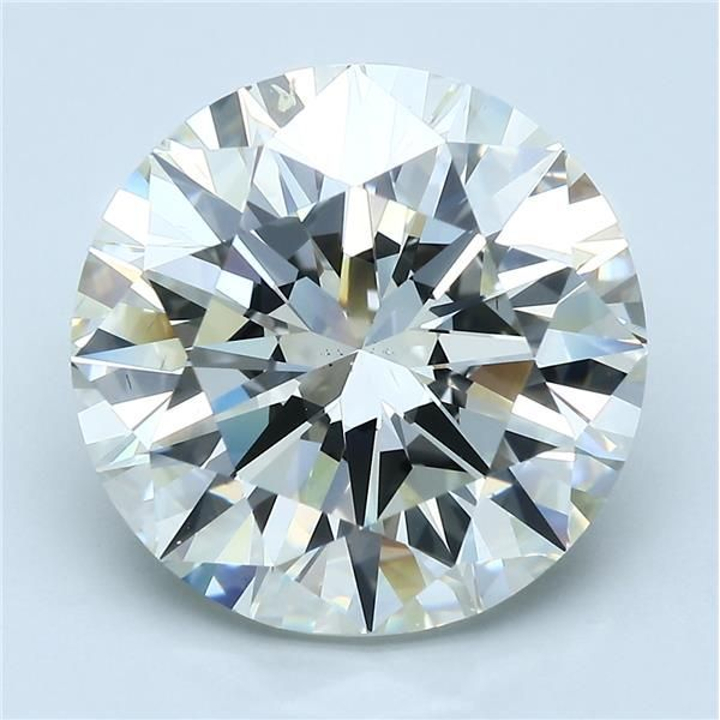 10.01 Carat Round Loose Diamond, K, SI1, Ideal, GIA Certified | Thumbnail