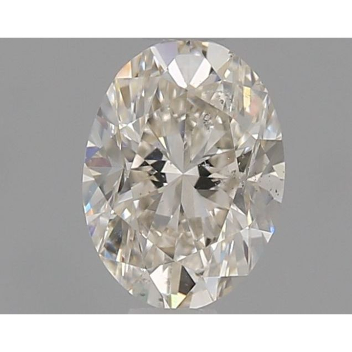 0.50 Carat Oval Loose Diamond, J, SI2, Very Good, GIA Certified | Thumbnail